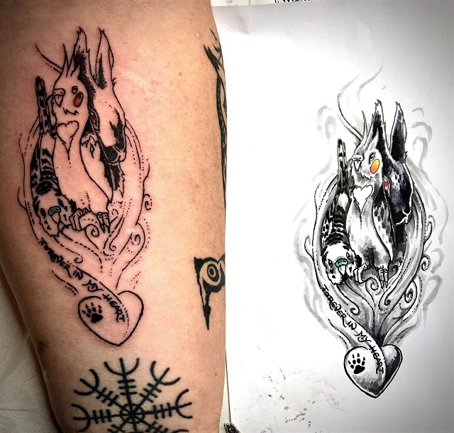 Bochum, Herne : Tattoostudio, UV-Tattoos, Aquarell, White Tattoo 